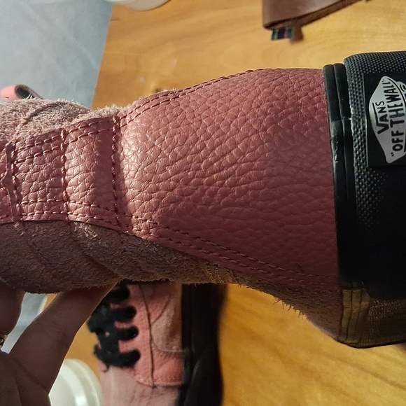 Vans Vintage Pink Suede High Tops Size 9.5 Women's - Picture 7 of 14